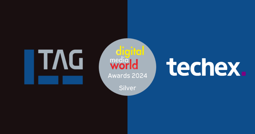 TAG Video Systems and Techex Win Silver Digital Media World Award for Joint Solution