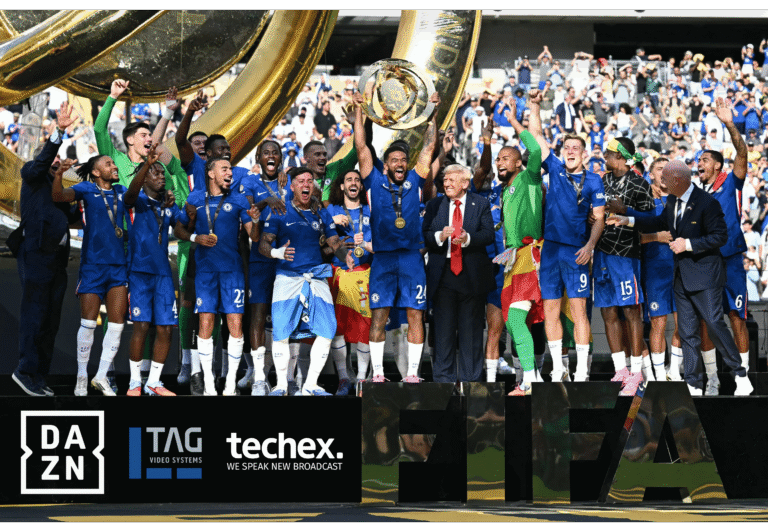DAZN TAG Techex for FIFA PR
