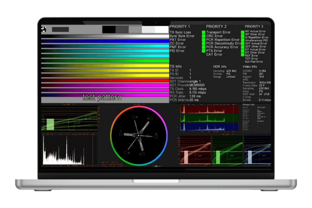QC Station on screen